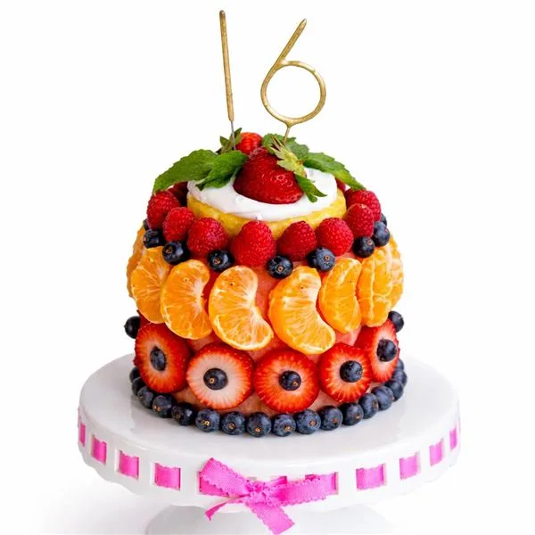 Dragon Fruit Birthday Cake by Frutika